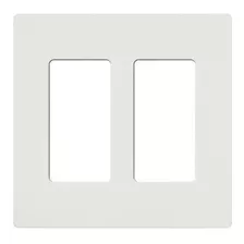 Tapa Decorativa De Dos Espacios Sc-2-sw Marca Lutron