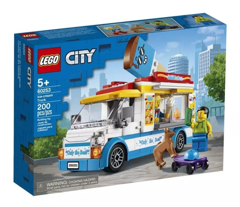 Blocos De Montar Lego City 60253 200 Peças Em Caixa