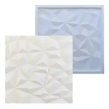 Forma Molde De Gesso 3d Cimento Abs Placa Liguria 50x50