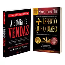 A Bíblia De Vendas, Consagrado, Melhor Livro De Vendas Já Publicado, Jeffrey Gitomer + Mais Esperto Que O Diabo, Napoleon Hill, O Mistério Revelado Da Liberdade E Do Sucesso