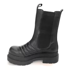 Borcegos Botas Elastico Plataforma Moda Cuero Quica Sureño