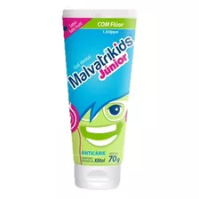 Gel Dental Com Flúor Anticárie Malvatrikids Junior 70g