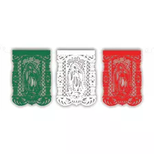 Plástico Picado Virgen De Guadalupe Retablo Paq De 10 Tiras