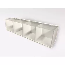 Caramelera 60cm Para Panel / Tribuna Sin Tapa Pack X 4