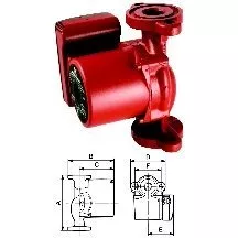 Grundfos 59896341 Monofasico Circulando Bomba