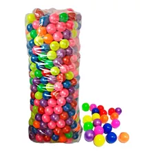 500 Pelotas Plásticas De Colores Vivos 7cm Piscina Niños