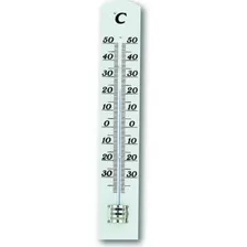 Termometro Analogico Ambiente Uso Interior Base Madera Tiza