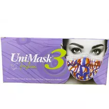 Cubrebocas Multicolor Unimask Uniseal 50 Pz