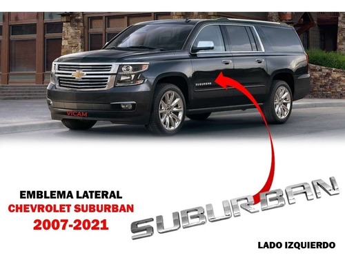 Emblema Lateral Compatible Con Suburban 07-21 Lado Izquierdo Foto 2