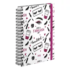 Agenda Comercial Plus 2024 Salão De Beleza Pink Fucsia