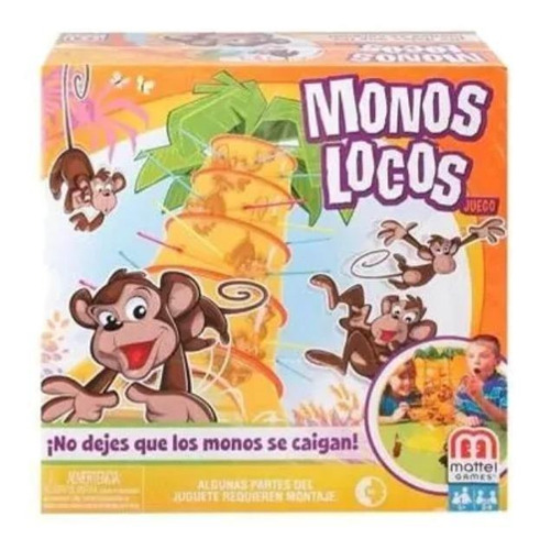 Juego De Mesa Monos Locos Mattel T1852