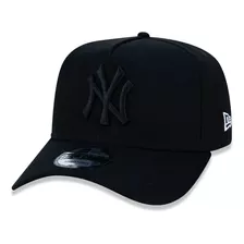 Boné New Era Cinza Aba Curva Ajustável Mlb New York Yankees