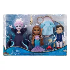 A Pequena Sereia Set De Bonecas Com Ariel, Ursula E Eric