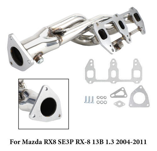 Cabezal De Escape Para Mazda Rx8 Rx-8 R3 Gt Grand 04-11 Foto 5