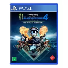 Jogo Midia Fisica Monster Energy Supercross 4 Para Ps4