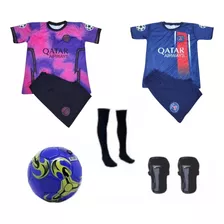 2 Kits Conjunto Uniforme Times De Futebol + Brinde + Meião 