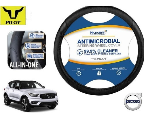 Funda Cubrevolante Negro Antimicrobial Volvo Xc40 2019-2023 Foto 4