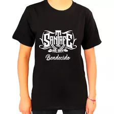 Playera Estampada Santa Fe Klan Bendecido Vinil Textil