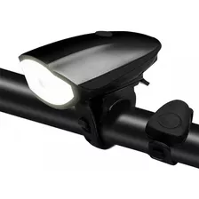 Luz Recargable Para Bicicleta Con Bocina Botón Con Cable