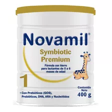 Fórmula Novamil Symbiotic Premium 1 De 0 A 6 Meses 400g