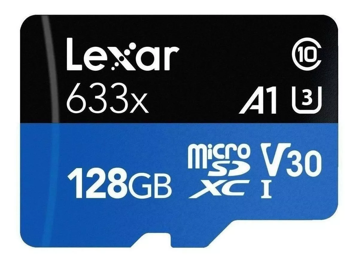Cartão De Memória Lexar Lsdmi128bb-633a  High-performance 633x Com Adaptador Sd 128gb