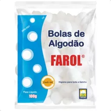 Algodao Bolinhas 100g Hidrófilo Hipoalergênico Alta Absorção