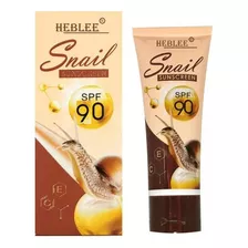 Protector Solar Heblee Snail Fps90 Con Baba De Caracol 70 Ml