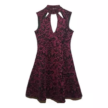 Prenda- Vestido Casual Fiestas Sin Mangas Cuello Alto - T S