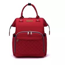 Mochila Lequeen 192074 Cor Vermelho 025 - 30cm De Largura X 20cm De Profundidade X 38cm De Altura