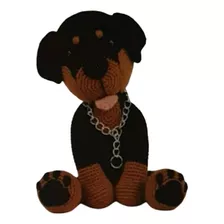 Cachorro Rottweiler Coleção Doguinhos Crochê Amigurumi Cão