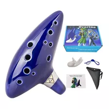 Ocarina Del Tiempo De Zelda + Funda + Base + Cancionero