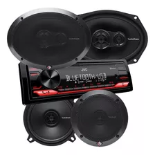 Combo Estereo Jvc Kd-x270bt+ Parlantes Auto 5 Y 6x9 Pulgadas