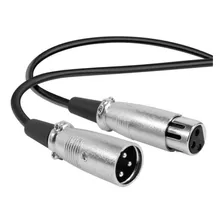 Cabo Xlr Balanceado Macho Femea 3 Metros P/ Microfone Bm800