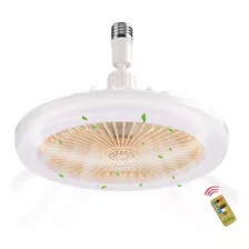 Lampara Ventilador De Techo Con Luz Y Remote 3 Modose27