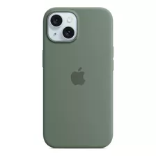 Capa Com Magsafe Para iPhone 15, Apple, Silicone, Verde