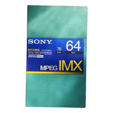 Kit Com 4 Fita Mpeg Imx Sony 64 Min - Bct-64mxl - Novas