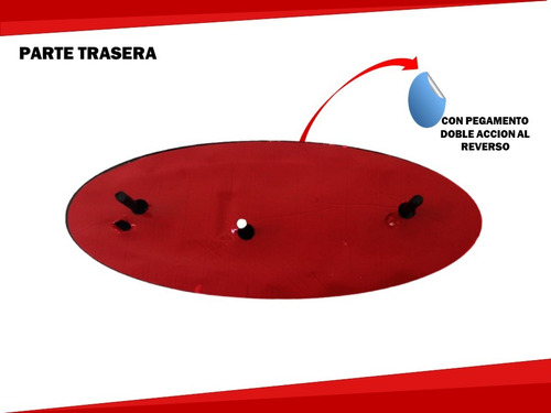 Emblema Para Tapa De Caja Rojo Con Negro  Ford Ranger 23 Cm Foto 3