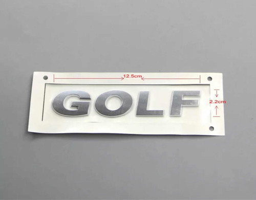 Emblema En Letras Para Volkswagen Golf Foto 3
