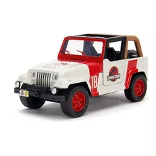 Jada Jurassic Park Jeep Wrangler A Escala 1:32 En Puertas A.