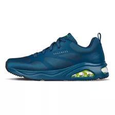 Tenis Skechers Tres Air Uno Hombre 183071blu