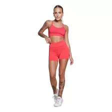 Conjunto Academia Short Legging E Top Alça Fina Sem Bojo