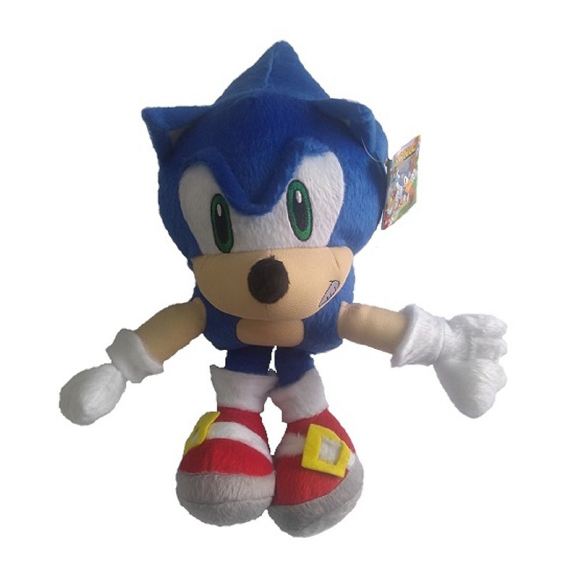 Boneco Pelúcia Sonic Grande 36 Cm Antialérgico