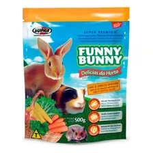 Alimento Supra Funny Bunny Delícias Da Horta Para Roedores 