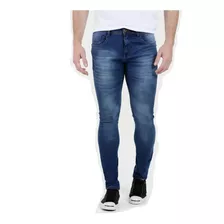 Calça Jeans Lycra Stretch Masculina Slin Plus Size