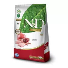 Alimento Natural & Delicious Prime Feline Para Gato Adulto Sabor Frango E Romã Em Sacola De 1.5kg