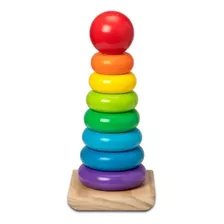 Juguete Apilable Montessori Niños Torre Arcoiris