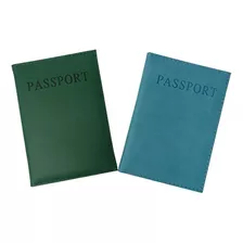 Honbay 2 Piezas Funda Para Pasaporte Funda Soporte De Piel P