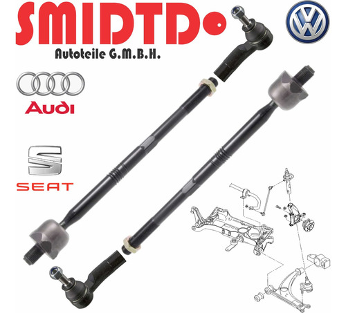 Kit Bieletas Direccin Bujes Rotulas Estab Audi Q3 13-18 Foto 5