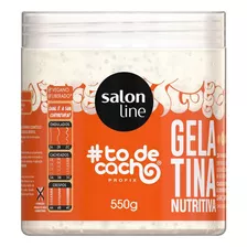 Gelatina Define E Nutre Hidrata To De Cacho Salon Line 550g
