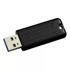 Pendrive 256 Gb Verbatim Pinstripe Usb 3.0 256gb 49320 Cta Color Negro Pin Stripe